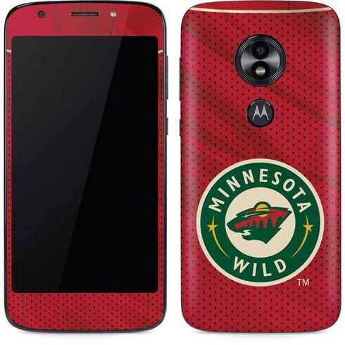 NHL Minnesota Wild Home Jersey Moto E5 Play Skin